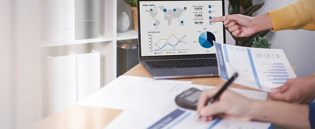 Businesspeople meeting plan analysis graph company finance strat