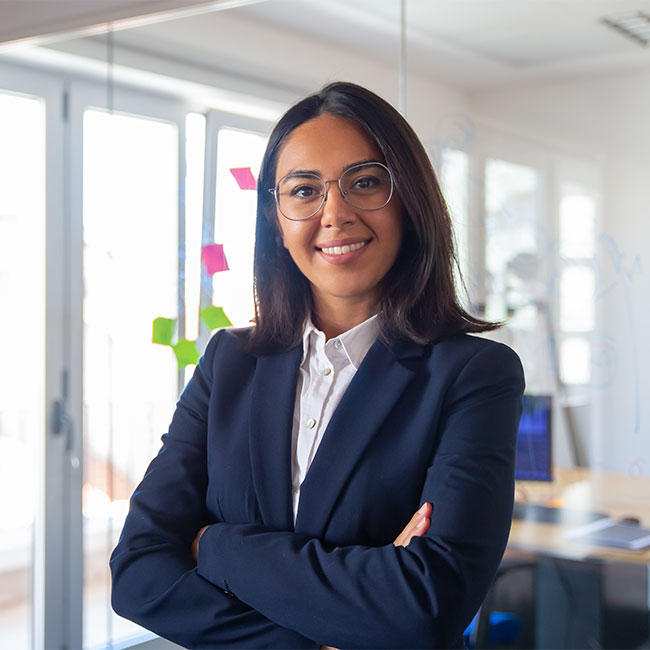 Confident Latin business leader portrait